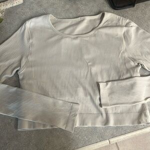 Lululemon ebb to street long sleeve crop